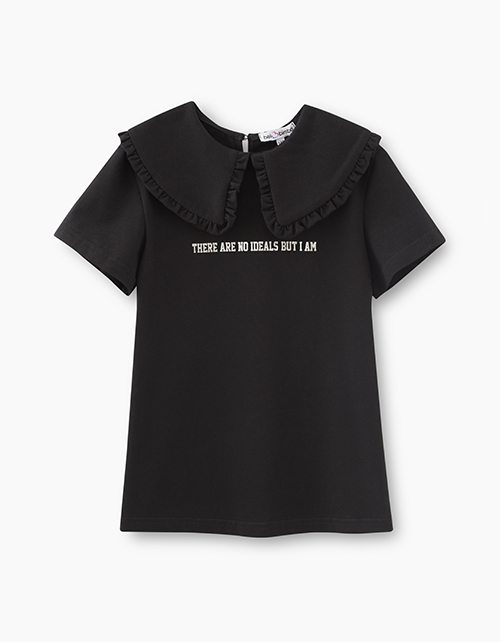 Черная футболка для девочки