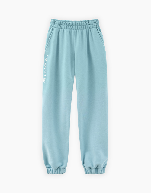 Серо-голубые брюки-джоггеры для девочки Купить серо-голубые брюки-джоггеры для девочки