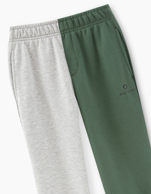 Брюки-джоггеры в стиле колор-блок для мальчика