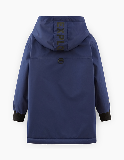 Темно-синяя осенняя куртка для мальчика