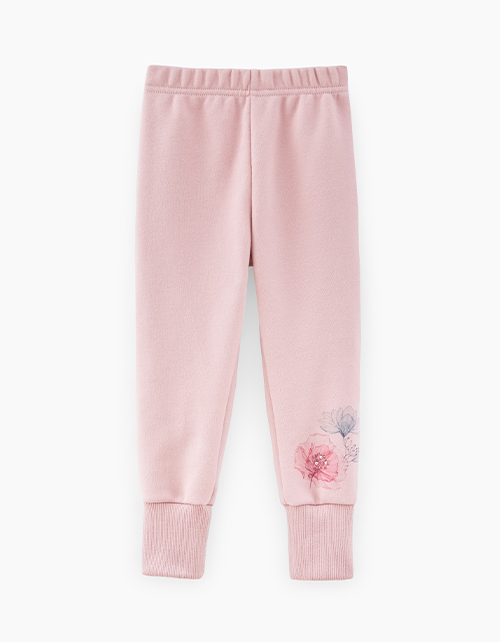 Темно-розовые брюки-джоггеры для девочки Темно-розовые брюки-джоггеры для девочки