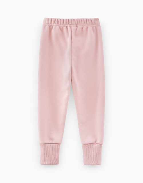 Темно-розовые брюки-джоггеры для девочки Темно-розовые брюки-джоггеры для девочки