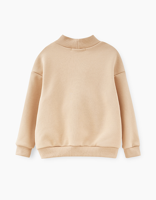 Бежевый свитшот для девочки