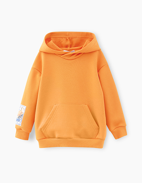 Оранжевое худи для мальчика