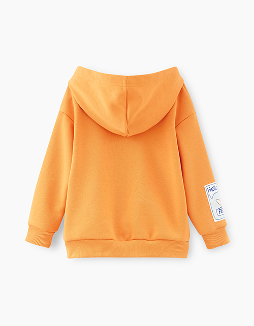 Оранжевое худи для мальчика