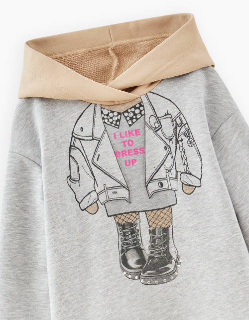 Стильное худи для девочки Стильное худи для девочки