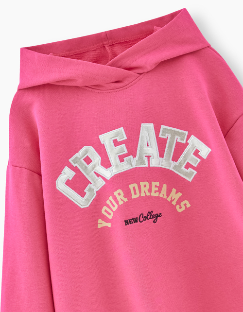 Худи цвета маджента для девочки Худи цвета маджента для девочки