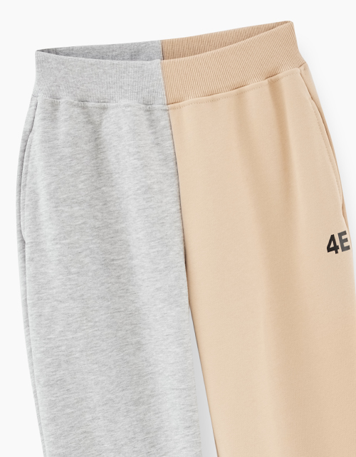 Брюки-джоггеры в стиле колор-блок