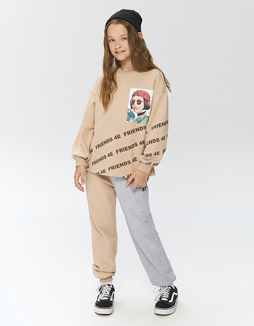 Брюки-джоггеры в стиле колор-блок