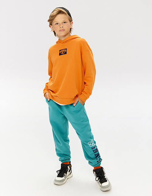 Оранжевое худи для мальчика Оранжевое худи для мальчика
