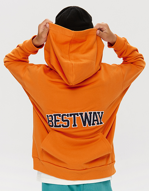 Оранжевое худи для мальчика Оранжевое худи для мальчика
