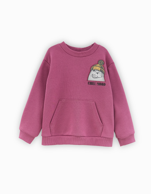 Свитшот с карманом-кенгуру Свитшот с карманом-кенгуру