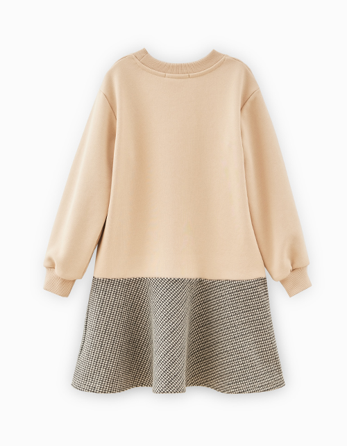 Комбинированное платье