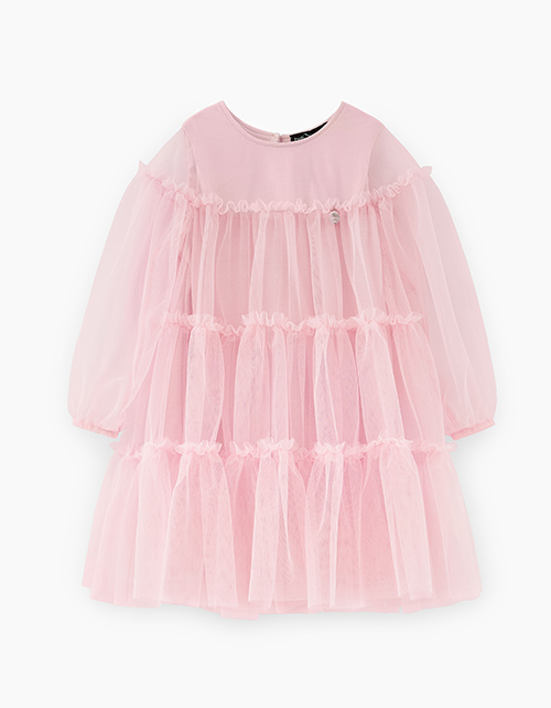 Платье оттенка хрустальная роза