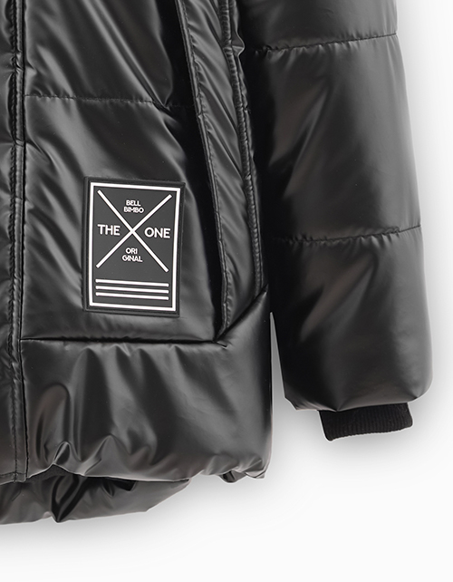 Черная зимняя куртка для мальчика