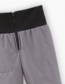 Темно-серые утепленные брюки для девочки