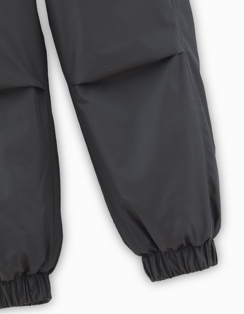 Графитовые утепленные брюки для мальчика