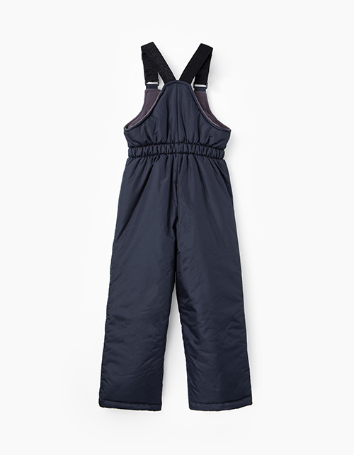 Графитовый зимний полукомбинезон