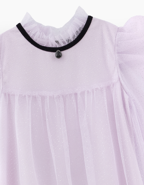 Светло-сиреневое платье