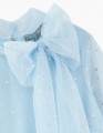 Платье в трендовом оттенке "голубой лед"