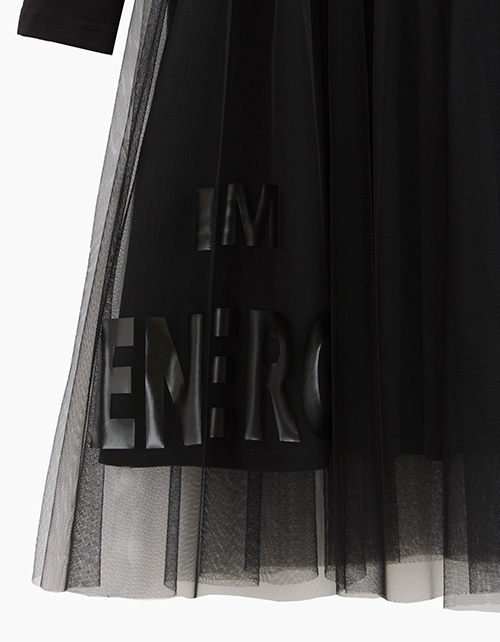 Черное нарядное платье