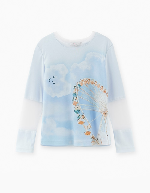 Лонгслив для девочки Лонгслив для девочки