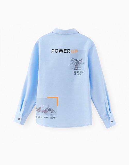 Светло-голубая сорочка