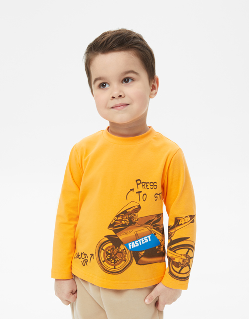 Лонгслив сочного оттенка маракуйя