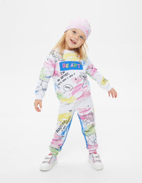 Яркий свитшот для девочки