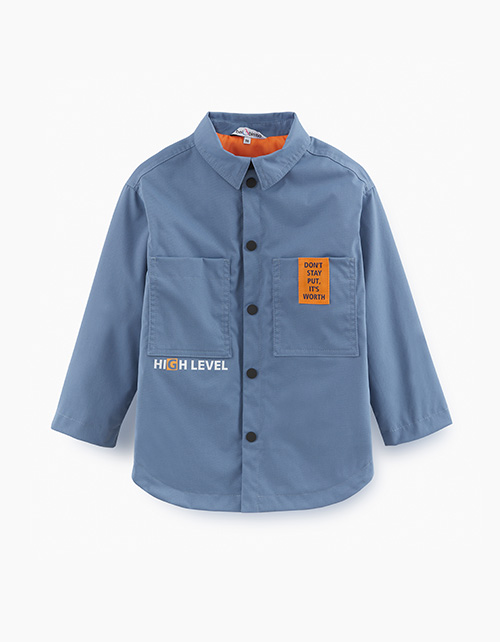 Весенняя куртка-рубашка для мальчика