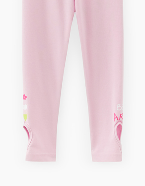 Светло-сиреневые леггинсы