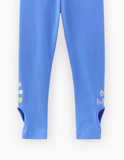 Лазурные леггинсы для девочки