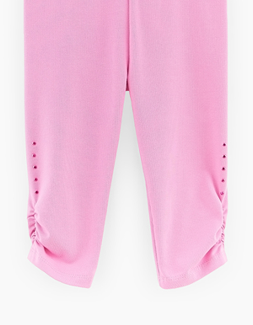 Розовые бриджи для девочки