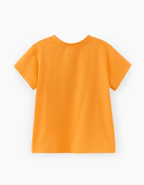 Футболка оттенка маракуйя для мальчика