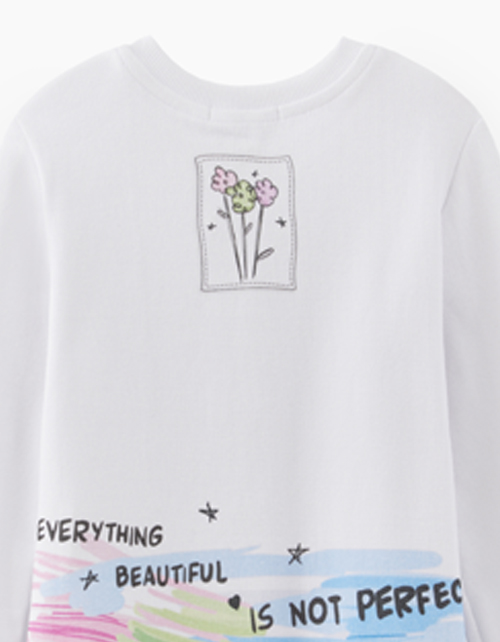 Белый жакет для девочки