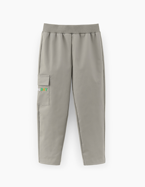 Серо-коричневые брюки для мальчика