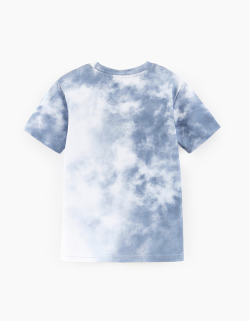 Футболка с принтом тай-дай для мальчика