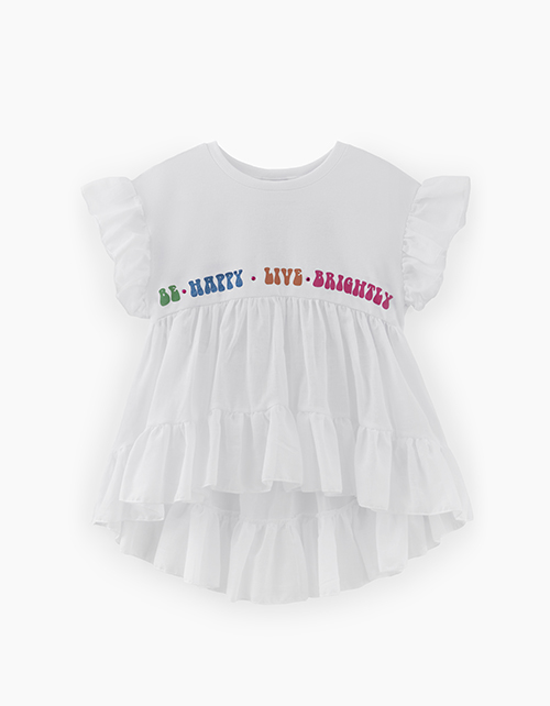 Туника белая для девочки