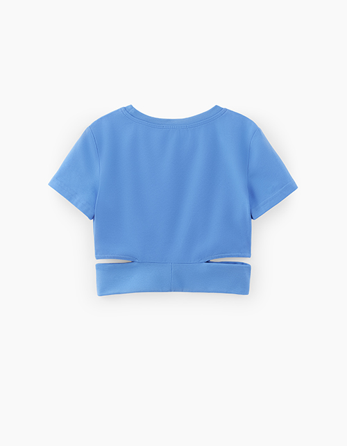 Топ лазурный для девочки