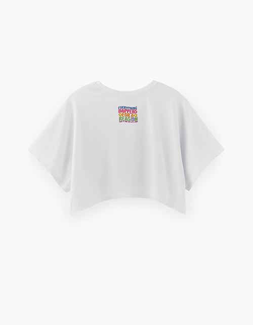 Футболка укороченная для девочки