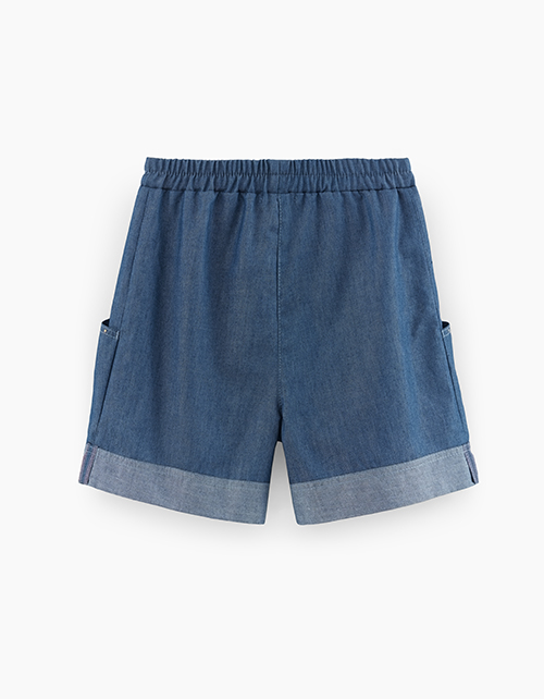 Шорты в оттенке деним для девочки