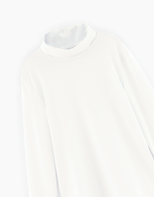 Гольф школьный молочный для девочки