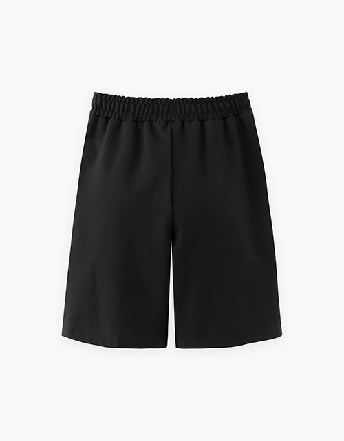 Чёрные шорты-бермуды для девочки