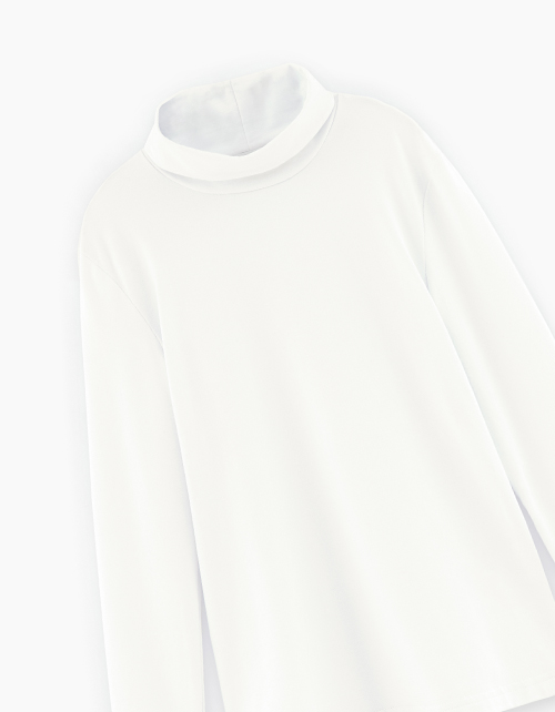 Гольф школьный молочный для мальчика