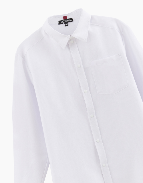 Рубашка белая школьная для мальчика