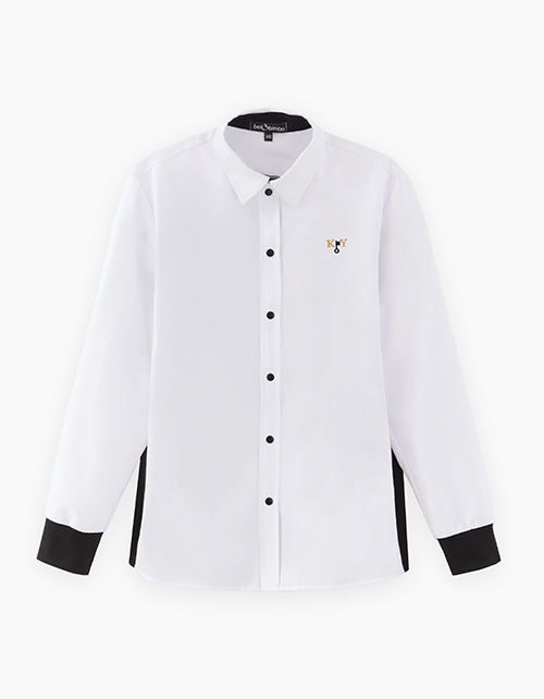 Белая школьная рубашка для мальчика Белая школьная рубашка для мальчика