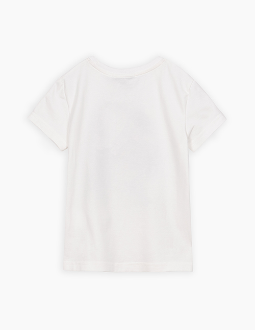 Футболка молочная для девочки