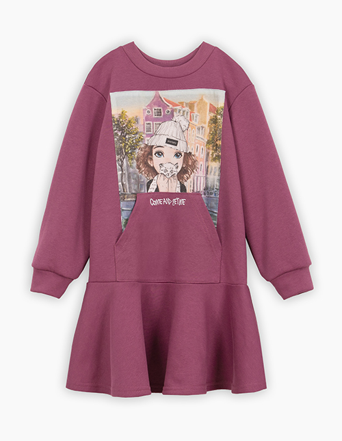 Платье бордо для девочки Платье бордо для девочки