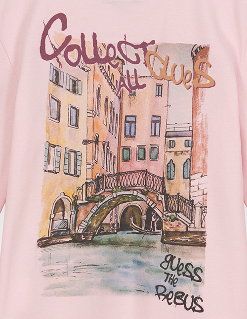 Светло-розовый лонгслив для девочки