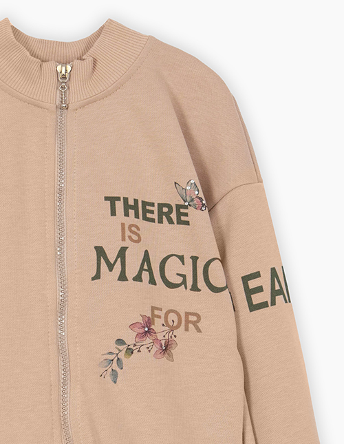 Жакет бежевый для девочки